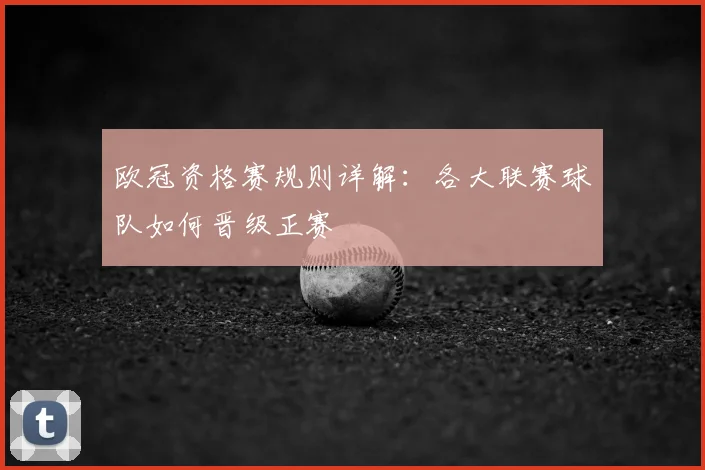 欧冠资格赛规则详解:各大联赛球队如何晋级正赛