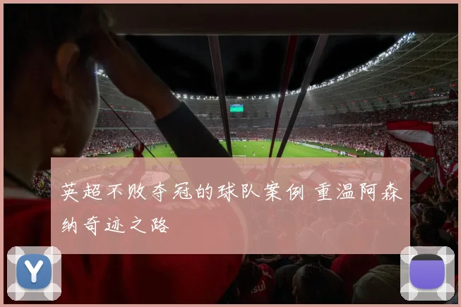 英超不败夺冠的球队案例 重温阿森纳奇迹之路